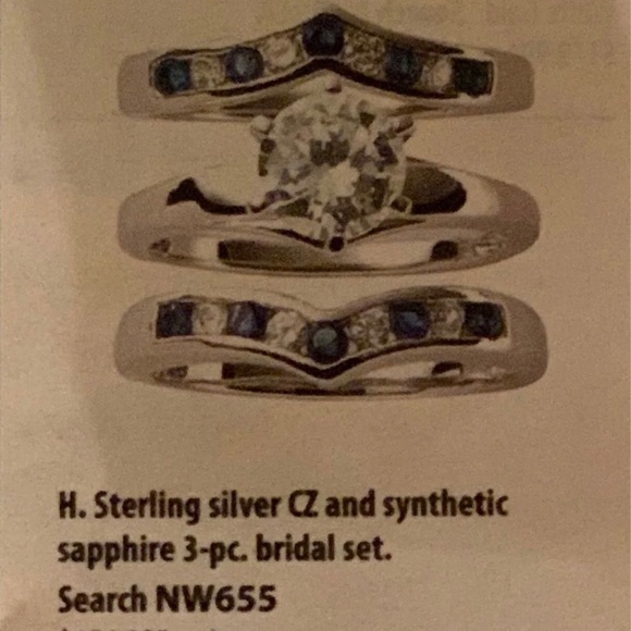 🖤 engagement ring set - Picture 2 of 4